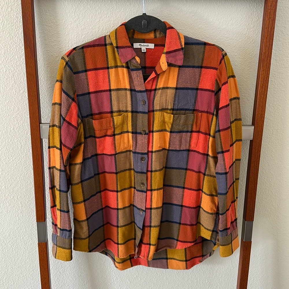 Madewell Colorful Flannel